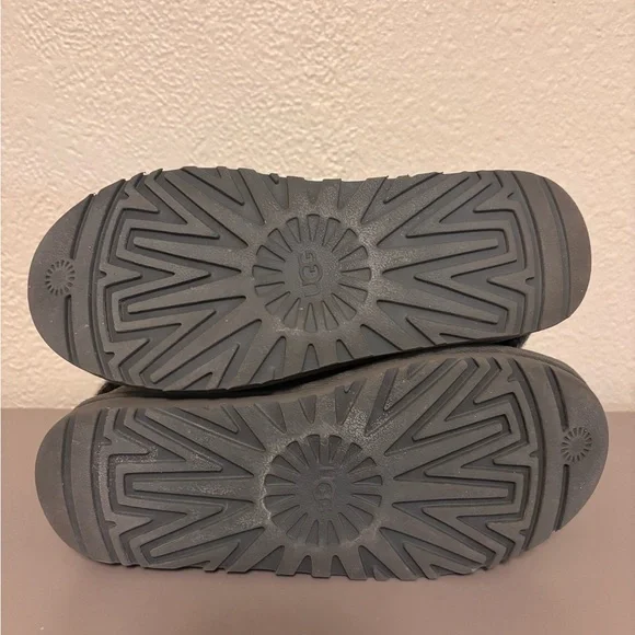 UGG Gray Knit Ankle Boots - Picture 4 of 4